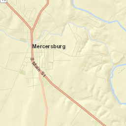 Mercersburg Street Map