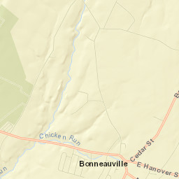 Bonneauville Street Map