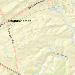 Toughkenamon Street Map