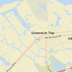 Gibbstown Street Map