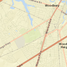 Woodbury Street Map