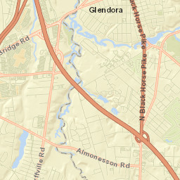 Glendora Street Map