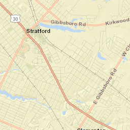 Laurel Springs Street Map