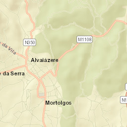 Alvaiázere Street Map