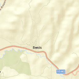 Senis Street Map