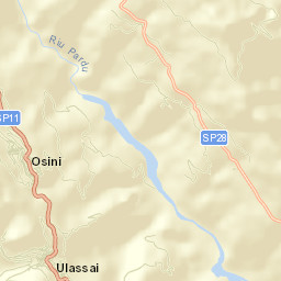 Ulassai Street Map