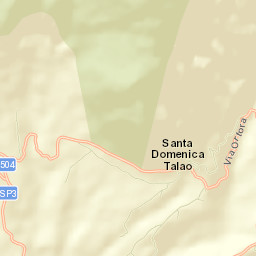 Santa Domenica Talao Street Map
