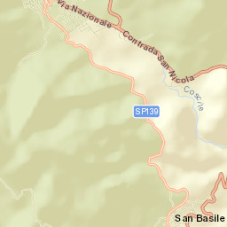 Morano Calabro Street Map