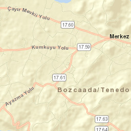 Bozcaada Street Map