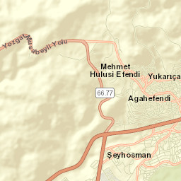 Yozgat Street Map