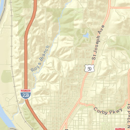 1701-1799 Highly Street, St. Joseph, MO Street Map