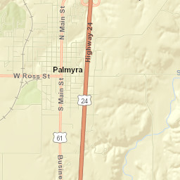 7188-7238 County Road 402, Palmyra, MO Street Map