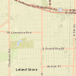 Leland Grove Street Map