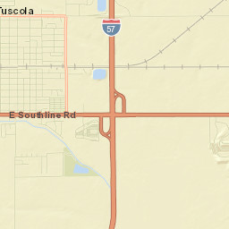 Tuscola Street Map