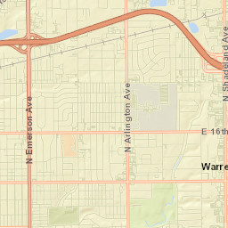 Warren Park Street Map