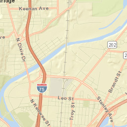 Northridge Street Map