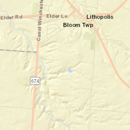 Lithopolis Street Map