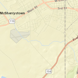 Pennville Street Map