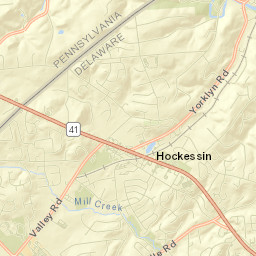 Hockessin Street Map