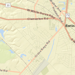 Camden County Street Map