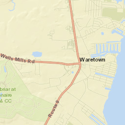 Waretown Street Map