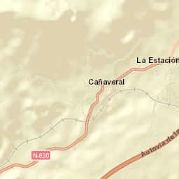 Cañaveral Street Map