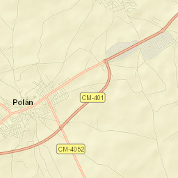 Polán Street Map