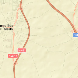 Burguillos de Toledo Street Map