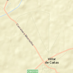 Villar de Cañas Street Map