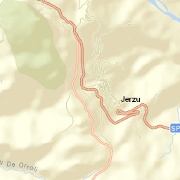 Jerzu Street Map