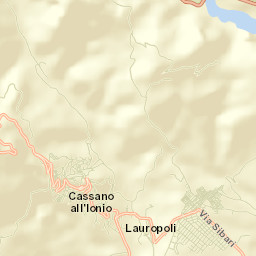 Cassano Allo Ionio Street Map