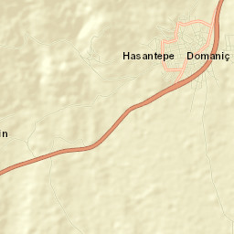 Domaniç Street Map