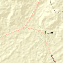 Bozan Street Map