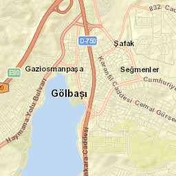 Gölbaşı Street Map