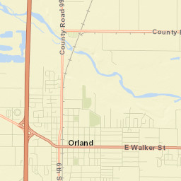 Orland Street Map