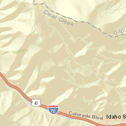 1517-1527 Miner Street, Idaho Springs, CO Street Map