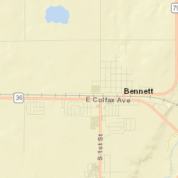 South 1st Street, Bennett, CO 80102, USA Street Map