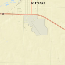 Saint Francis Street Map