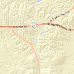 Parke County Street Map