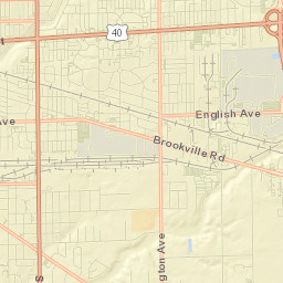 1850-1898 Adina Blvd Indianapolis IN Street Map
