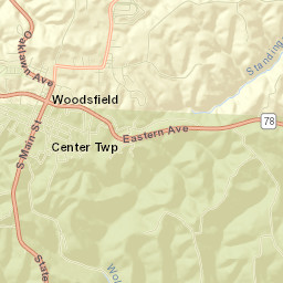 Woodsfield Street Map