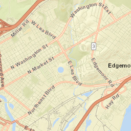 Bellefonte Street Map