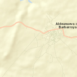 Aldeanueva de Barbarroya Street Map