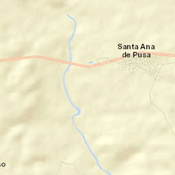 Santa Ana de Pusa Street Map