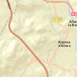 Algimia de Alfara Street Map