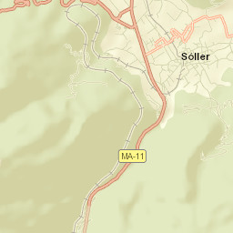 Sóller Street Map
