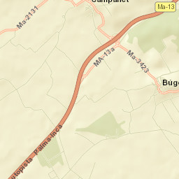 Búger Street Map