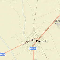 Marrubiu Street Map