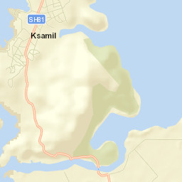 Ksamil Street Map
