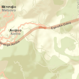 Metsovo Street Map